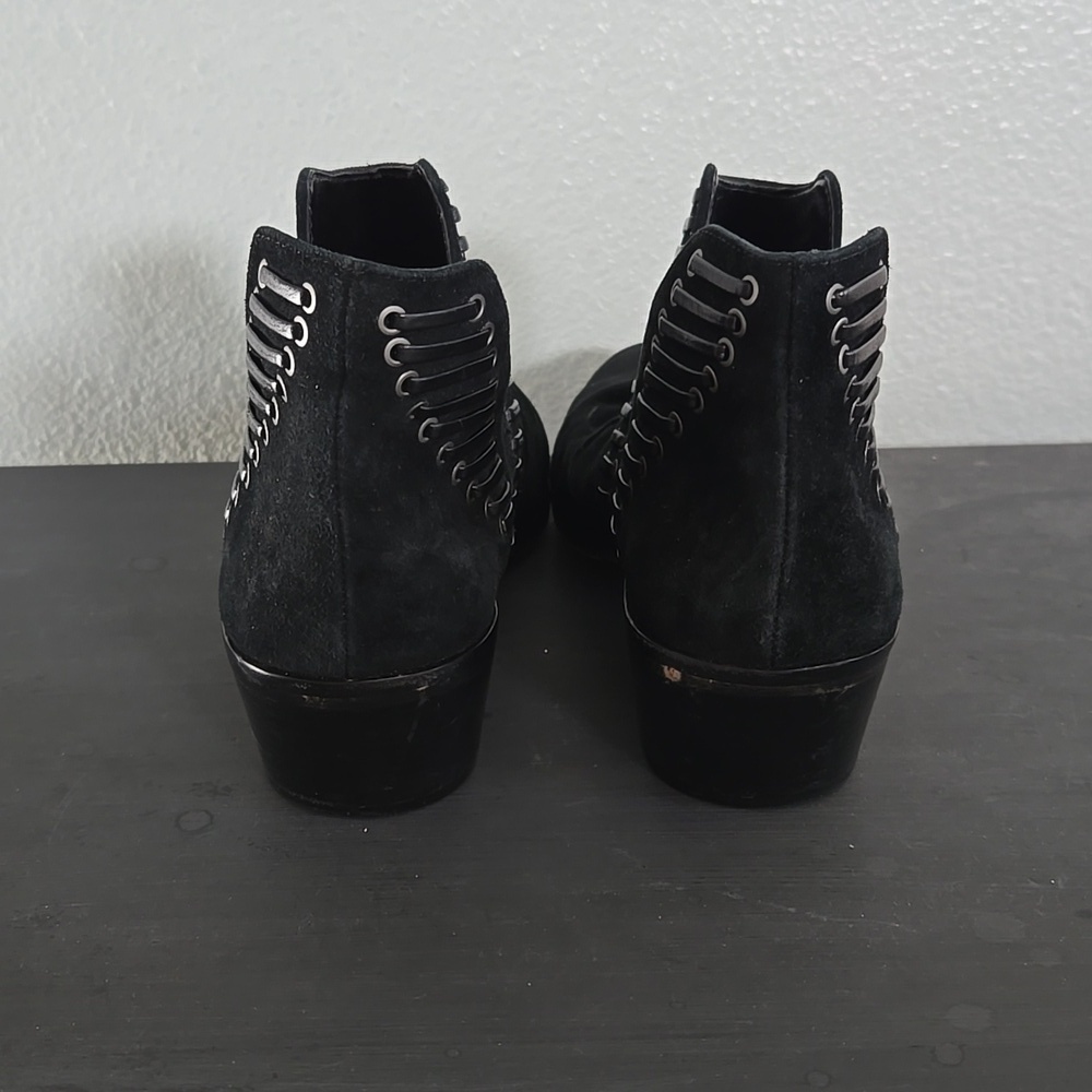 Vince Camuto Black Ankle Boots Size 8.5 - Picture 3 of 9